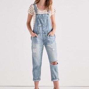 Lucky Brand "The Boyfriend" Light Wash Overalls